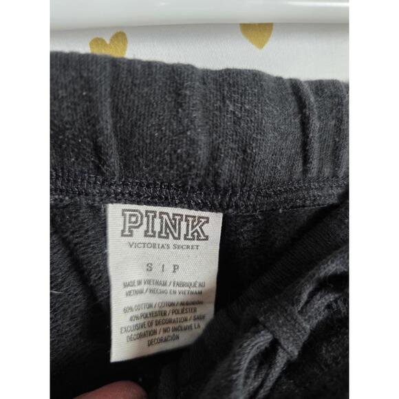 Victorias Secret PINK LOVE Diaper Butt Boyfriend Sweats Sweatpants SMALL - Picture 5 of 6